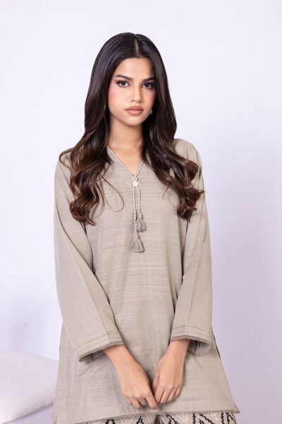 Dyed | Textured Cotton | Kurta | GBP 20.00