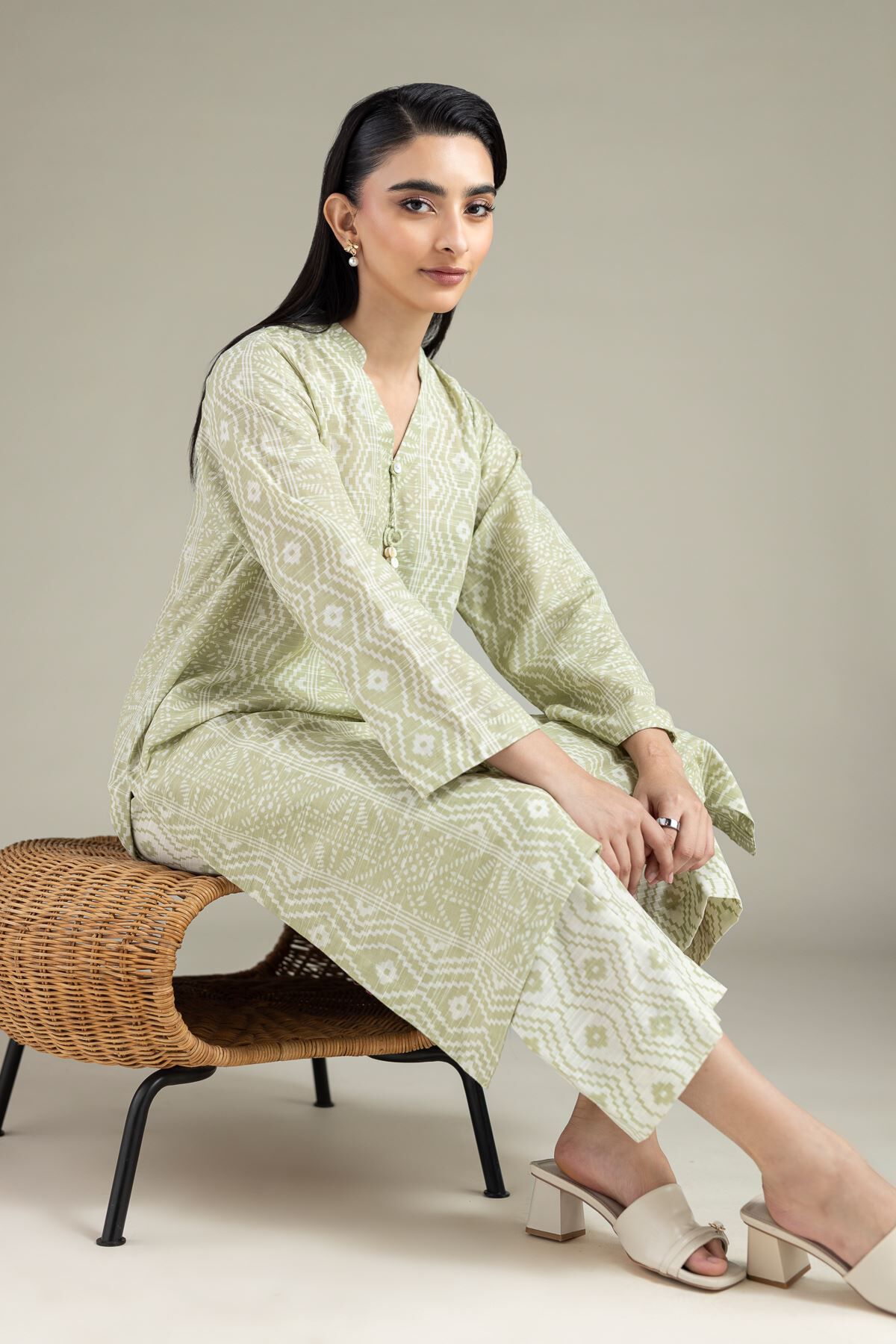 Buy Kurta | 0.0 N/A | 25-01EX3-10TA-VG_MULTI | Khaadi United Kingdom