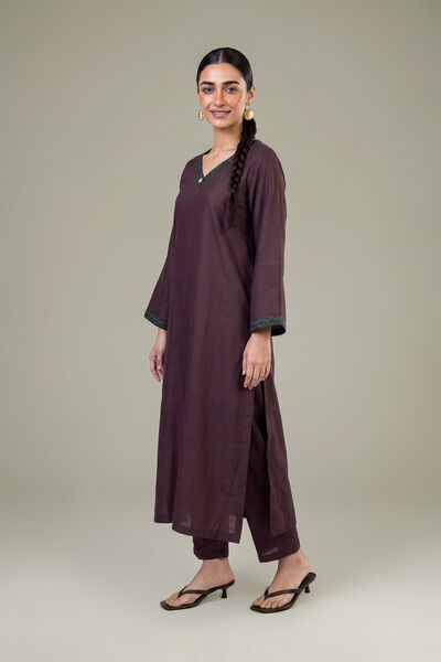 Embroidered | Light Khaddar | Solid Khaddar Pants | GBP 25.00