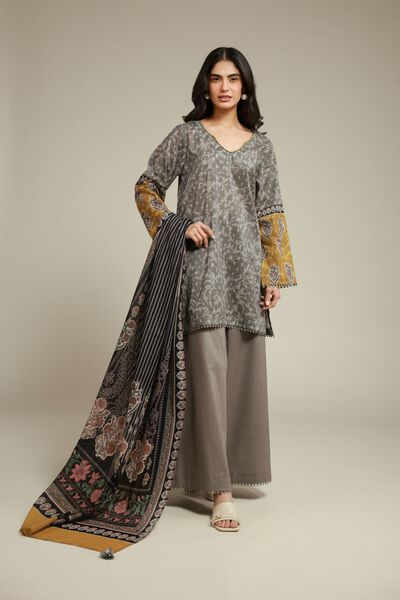 Printed | Cambric | Fabrics 3 Piece | GBP 30.00