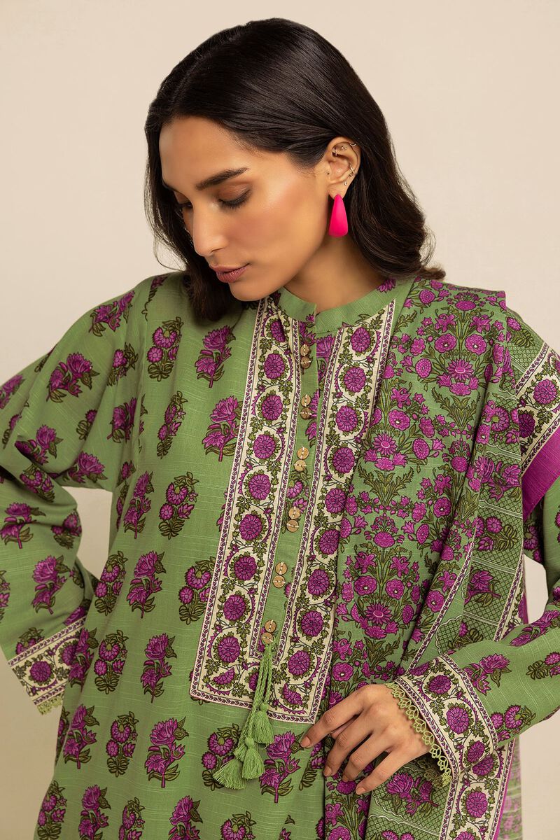 Buy Fabrics 3 Piece | 7.20 GBP | 1001788117 | Khaadi United Kingdom
