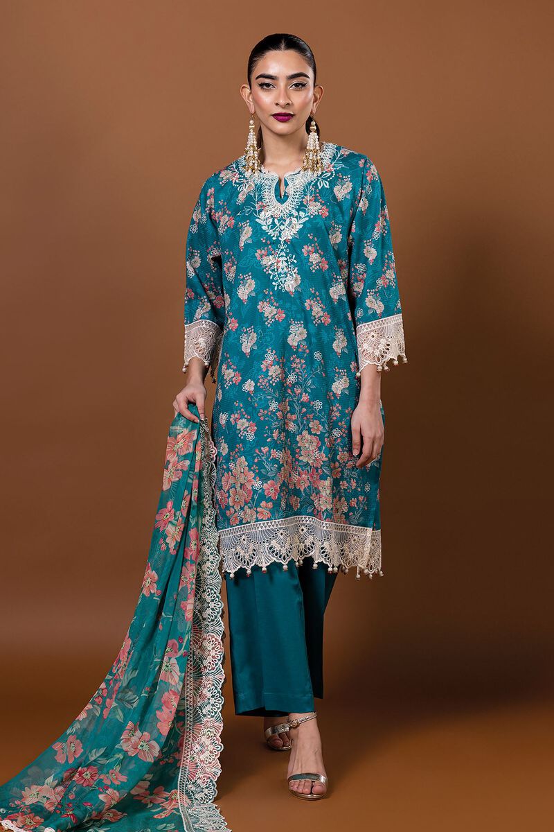 Embroidered | Diamond Dobby | Fabrics 3 Piece | null