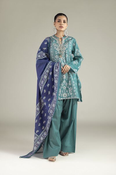 Embroidered | Lawn | Lawn 3-Piece Tailored | GBP 50.00