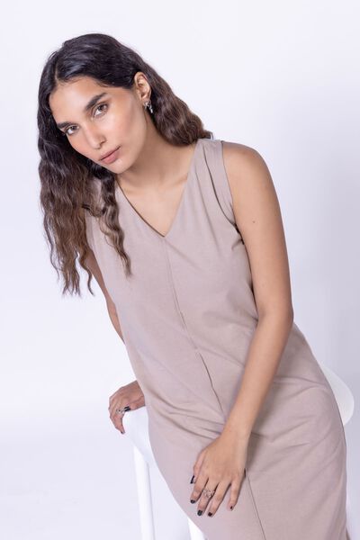 Dyed | Lycra Jersey | Maxi Dress | GBP 6.00