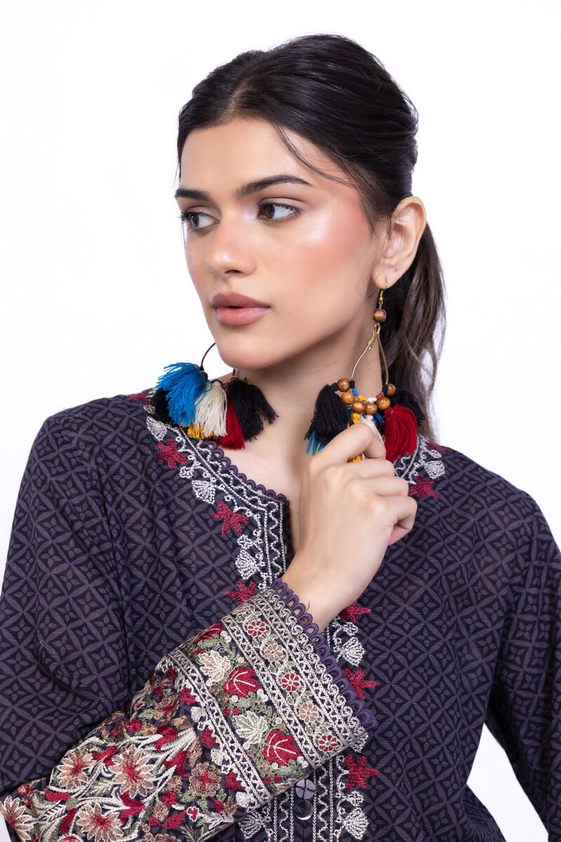 Embroidered | Textured Cotton | Kurta | null