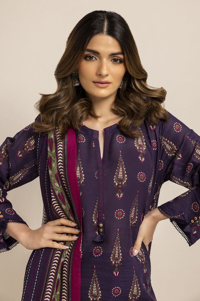 Printed | Light Khaddar | Fabrics 3 Piece | null