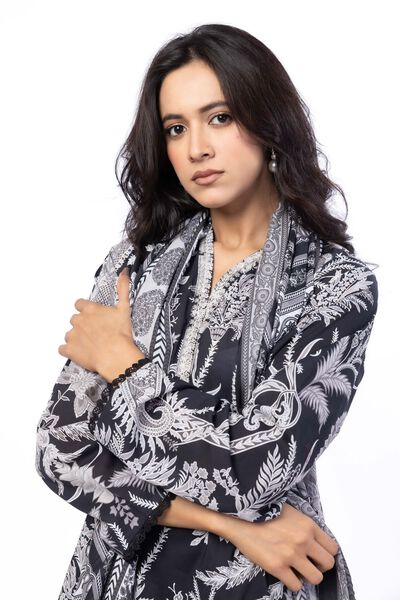 Embroidered | Cotton | Fabrics 3 Piece | GBP 30.00