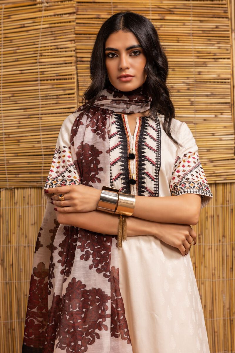 Printed | Slub Polyester | Dupatta | null