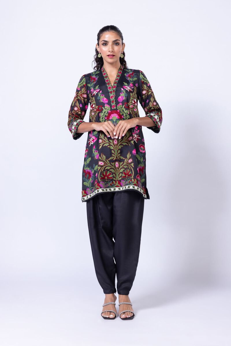 Embroidered | Raw Silk | Kurta | null