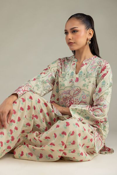 Printed | Cambric | Floral Cambric Kurta | GBP 30.00