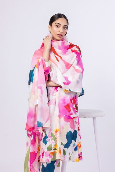 Printed | Light Thai Silk | Dupatta | GBP 15.00