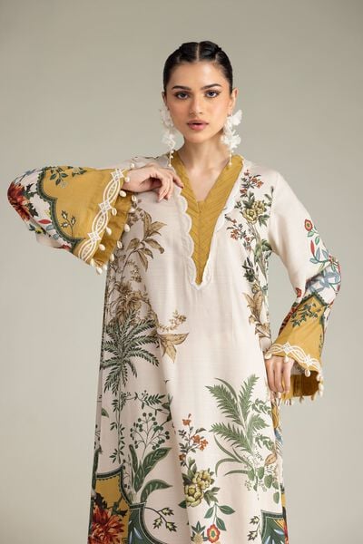 Embroidered | Raw Silk | Kurta | GBP 50.00