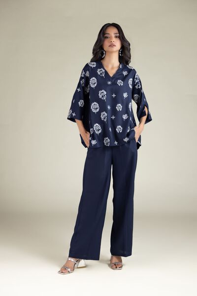 Embroidered | Viscose | Trousers | GBP 15.00