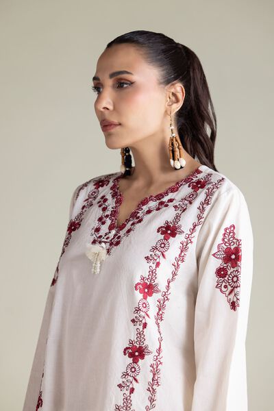 Embroidered | Cotton Dobby | 2-Piece Tailored Set | GBP 60.00
