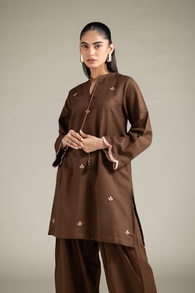 Embroidered | Textured Cotton | Kurta | GBP 9.00
