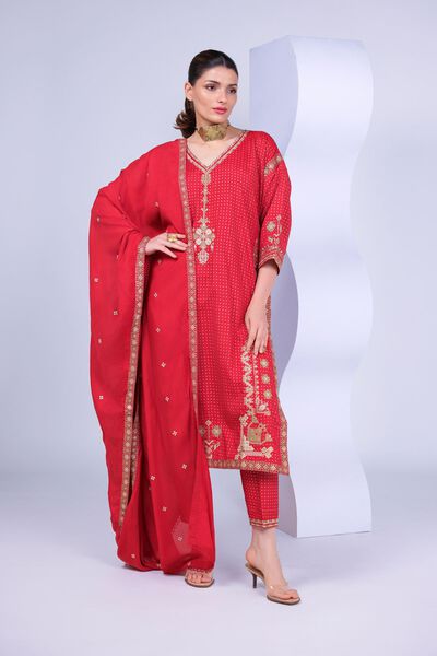 Embroidered | Russian Raw Silk | Kurta | GBP 50.00