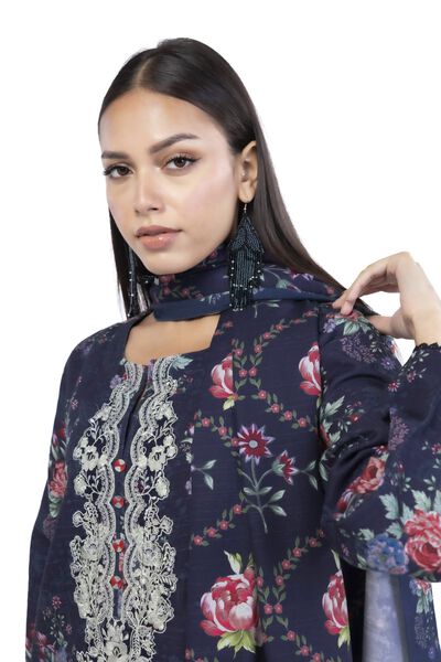 Embroidered | Blended Khaddar | Tailored 3 Piece | GBP 27.50