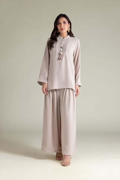 Dyed | Textured Georgette | Solid Georgette Shalwar | GBP 25.00