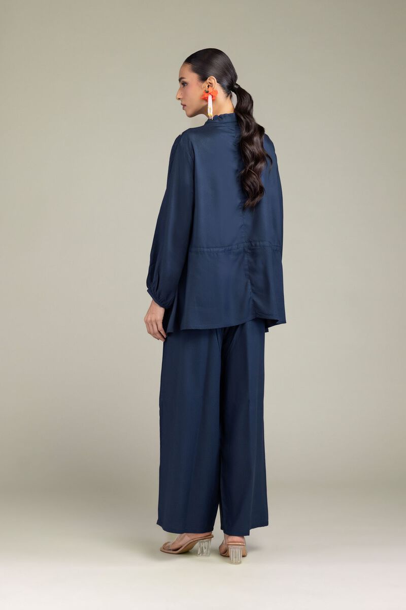 Embroidered | Viscose Crepe | Floral Navy Tunic | GBP 30.00