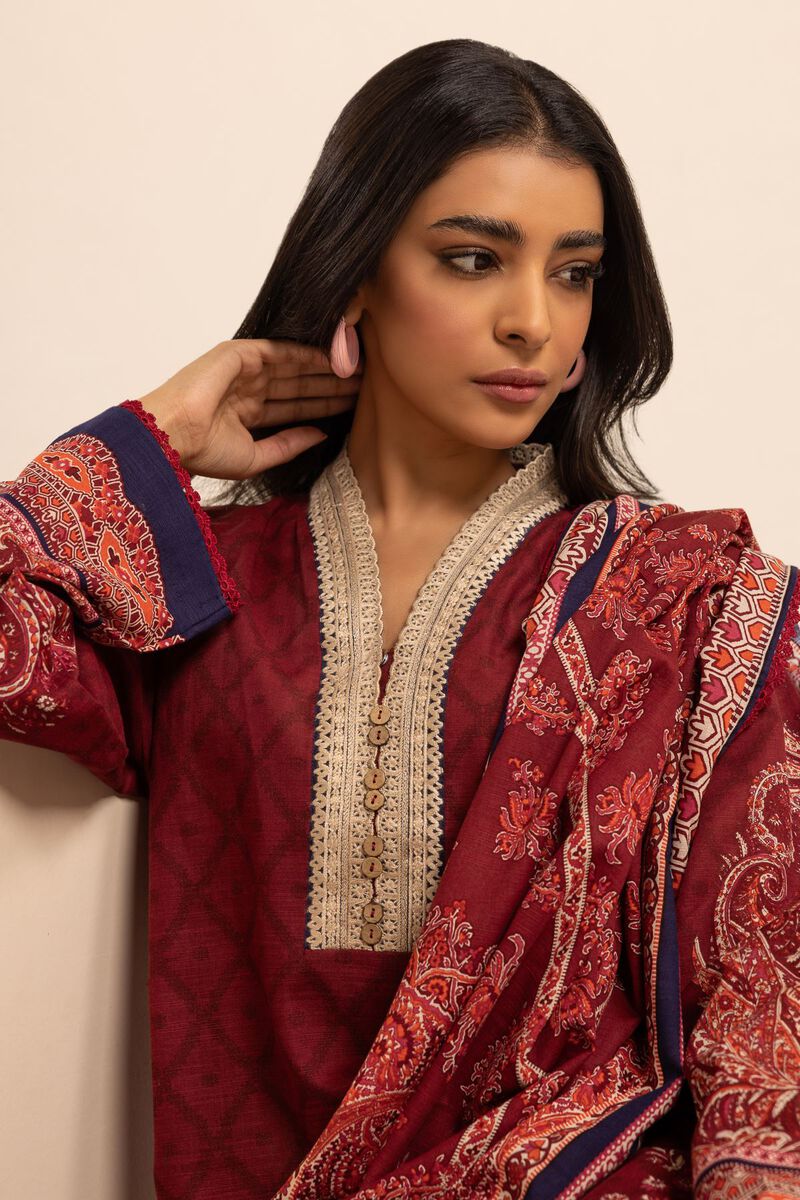 Embroidered | Light Khaddar | Fabrics 3 Piece | null