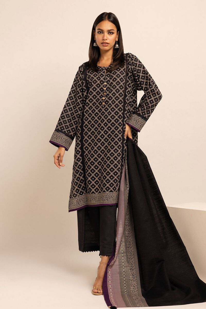 Printed | Khaddar | Fabrics 3 Piece | null