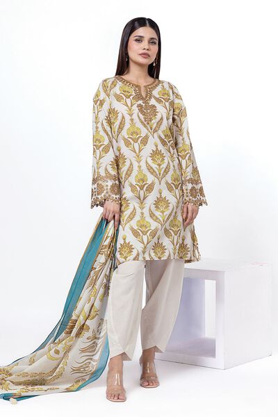 Embroidered | Lawn | Fabrics 3 Piece | GBP 12.00