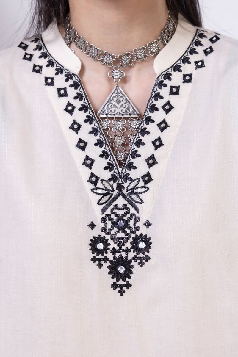 Embroidered | Cotton Dobby | Kurta | GBP 12.00