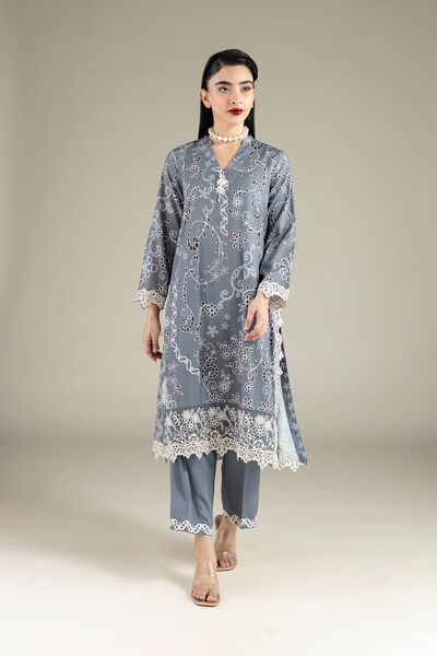 Embroidered | Raw Silk | Pants | GBP 15.00