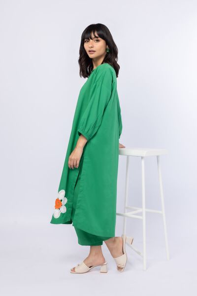 Dyed | Crosshatch Poplin | Pants | GBP 12.00