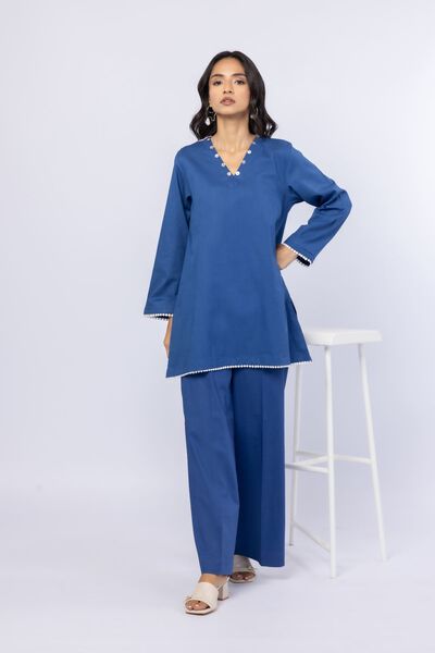 Dyed | Crosshatch Poplin | Pants | GBP 12.00