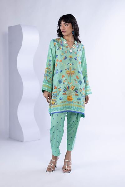 Printed | Thai Silk | Shalwar | GBP 20.00