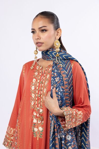 Printed | Cotton Viscose | 3 Piece Co-ord Set | GBP 100.00