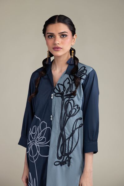 Embroidered | Cambric | Short Cambric Kurta | GBP 35.00