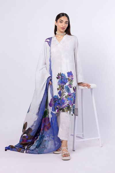 Printed | Light Thai Silk | Dupatta | GBP 20.00