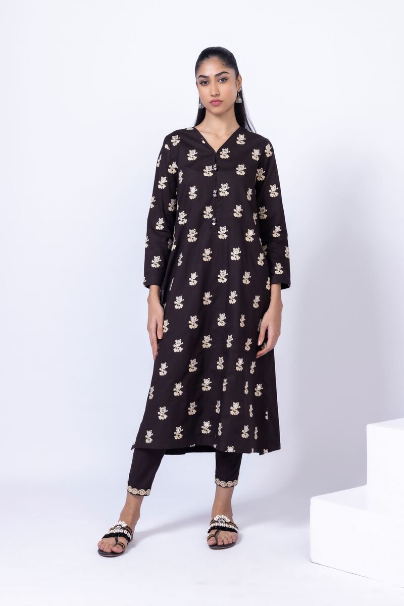 Embroidered | Crosshatch Poplin | Pants | GBP 8.00