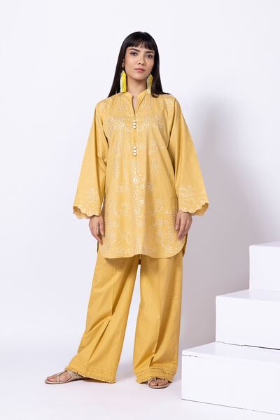 Embroidered | Crosshatch Poplin | Kurta | GBP 15.00