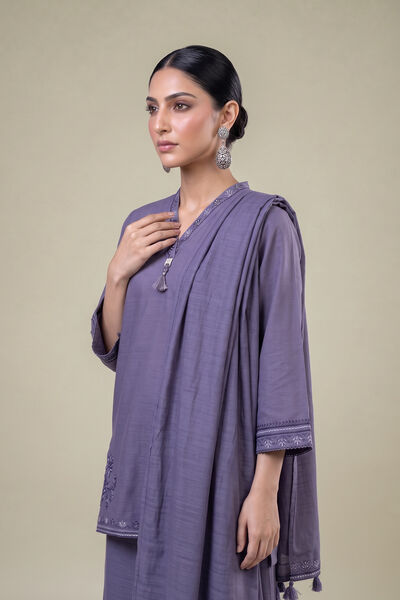 Embroidered | Light Khaddar | Light Khaddar Dupatta | GBP 30.00