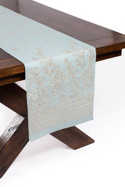 Cotton Duck | Embroidered | Table Runner | £ 12.00