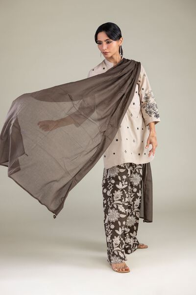 Embroidered | Lawn | Lawn Solid Dupatta | GBP 25.00