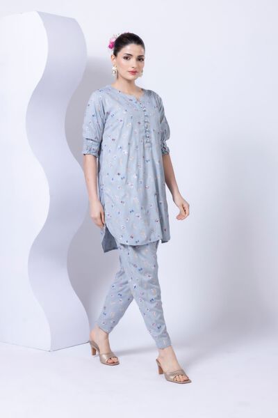 Embroidered | Crosshatch Raw Silk | Shalwar | GBP 40.00