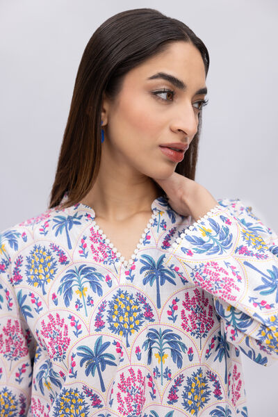 Printed | Crosshatch Poplin | Kurta | GBP 10.00