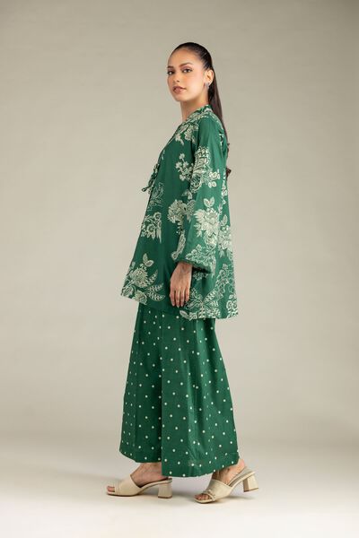Printed | Cambric | Green Printed Pants | GBP 20.00
