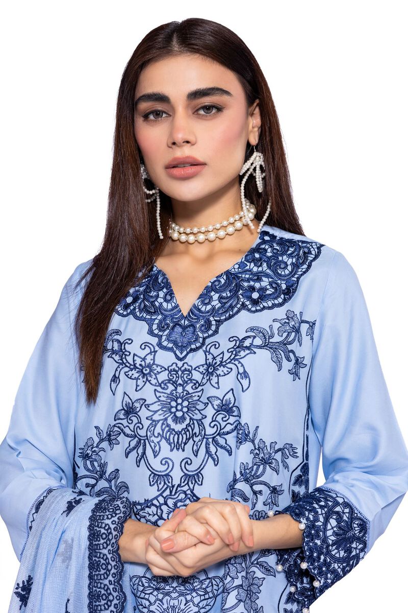 Embroidered | Viscose Oak Silk | Kurta | GBP 18.00