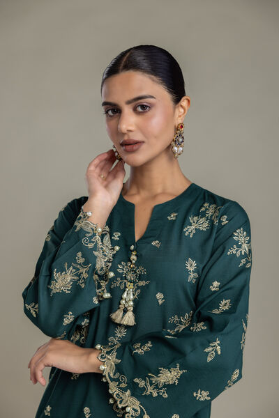 Embroidered | Raw Silk | Raw Silk Kurta | GBP 60.00