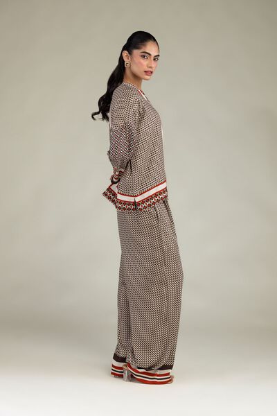 Embroidered | Viscose Crepe | Viscose Crepe Trousers | GBP 14.00