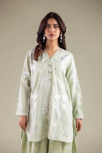 Embroidered | Raw Silk | Kurta | GBP 40.00