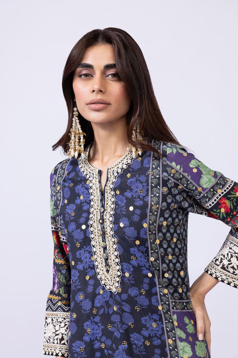 Embroidered | Viscose Oak Silk | Kurta | GBP 19.50