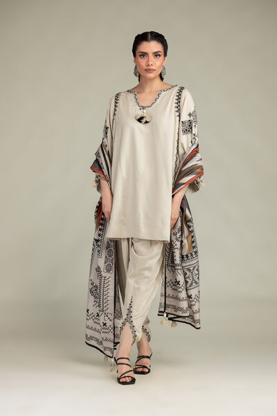 Embroidered | Raw Silk | Raw Silk Shalwar | GBP 30.00