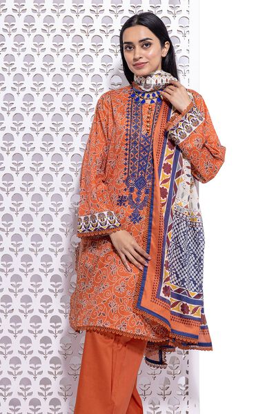 Lawn | Embroidered | Fabrics 3 Piece | GBP 12.50