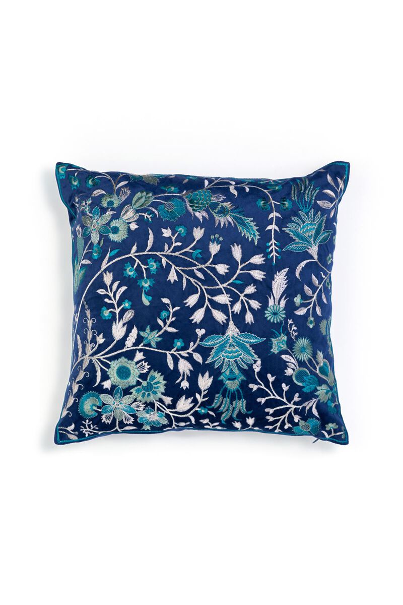 Velvet | Embroidered | Cushion Cover | null
